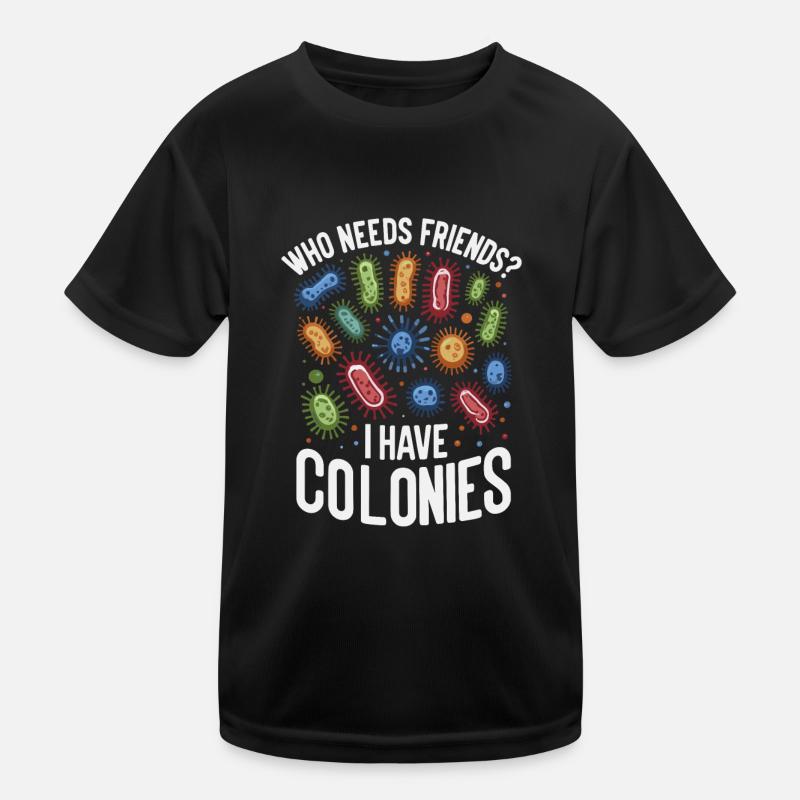 Microbiologist Microbiology Lab Staph Biology Kids Functional T-Shirt
