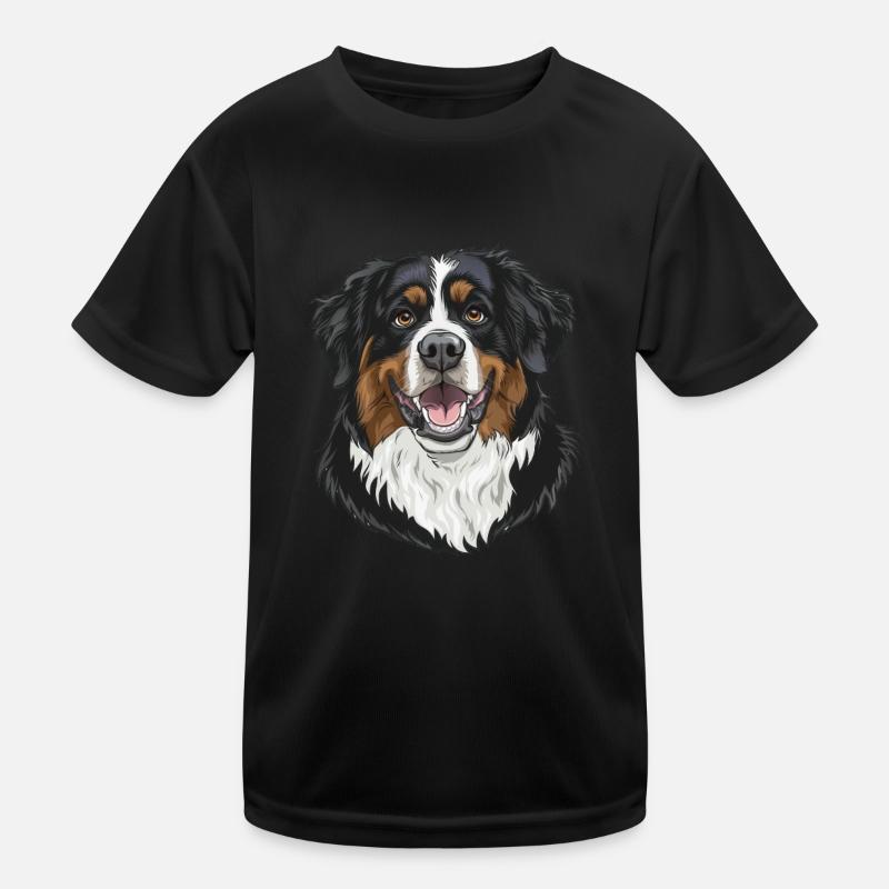 Berner Sennenhund | Bernese Mountain Dog | Cartoon Kinder Funktions-T-Shirt