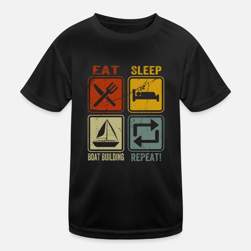 Constructeur de bateaux Menuisier Bûcheron Vêtements T-shirt sport Enfant