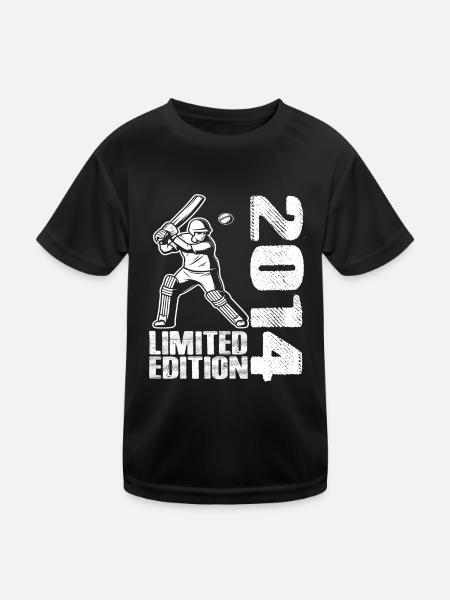Limited Edition 2014 Limited Edition Cricket - Kinder Funktions-T-Shirt - Schwarz - Vorne