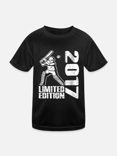 Limited Edition 2017 Limited Edition Cricket - Kinder Funktions-T-Shirt - Schwarz - Vorne