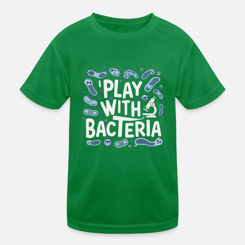 Microbiologist Microbiology Lab Staph Biology Kinder Funktions-T-Shirt