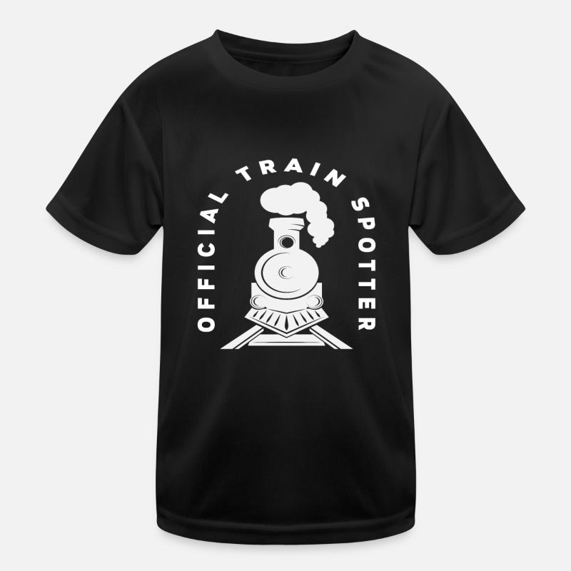 Train Trains Hobby Train Spotter Kids Functional T-Shirt