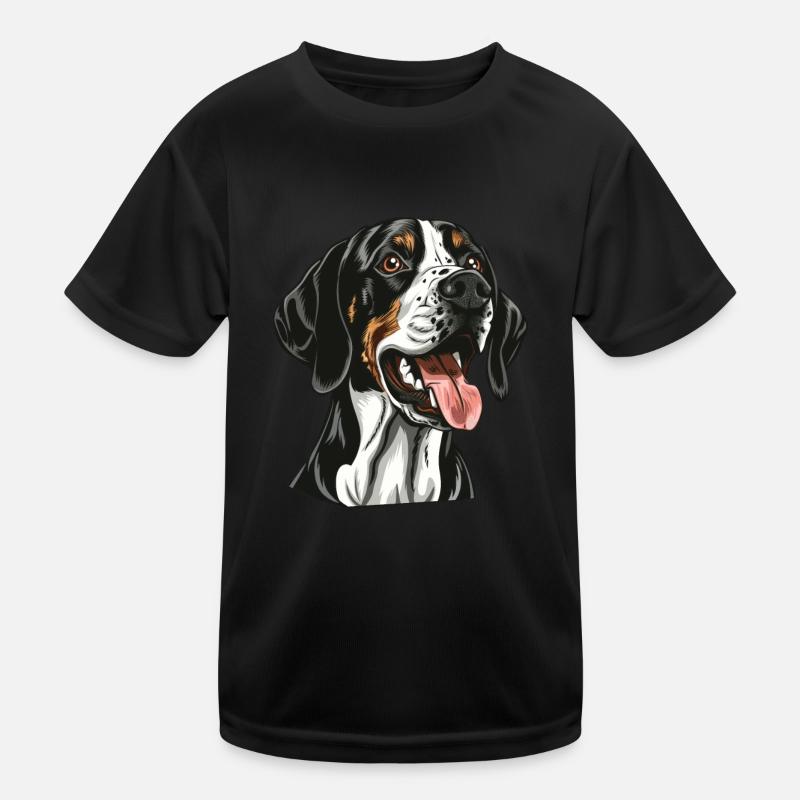English Pointer | Cartoon Artwork Kids Functional T-Shirt