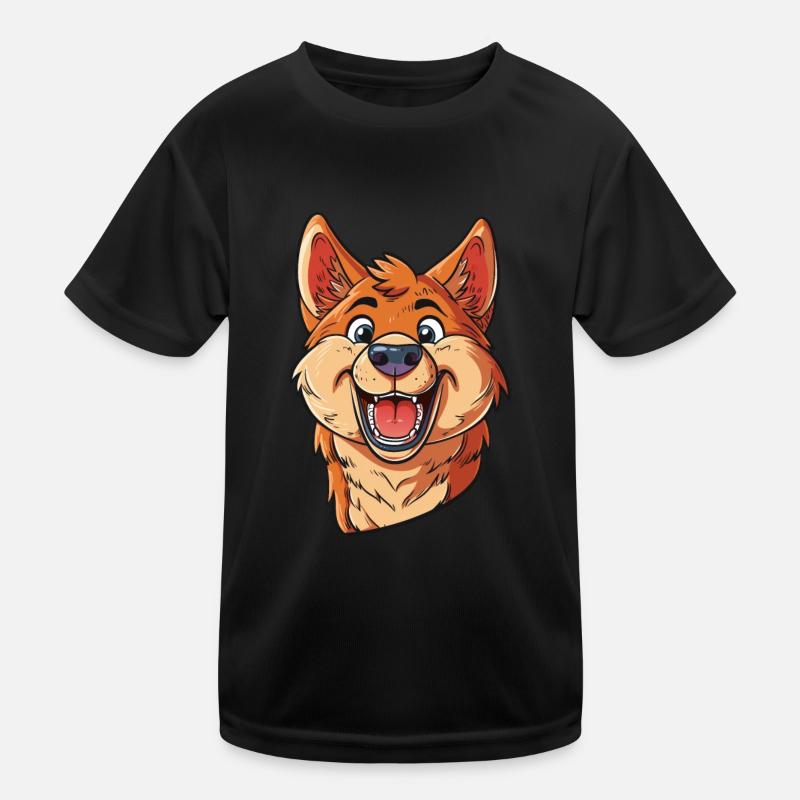 Spitz finlandais | Spitz finlandais | Illustration de dessin animé T-shirt sport Enfant