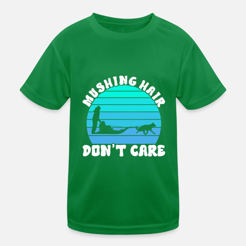 Sledding Sled dogs Kids Functional T-Shirt