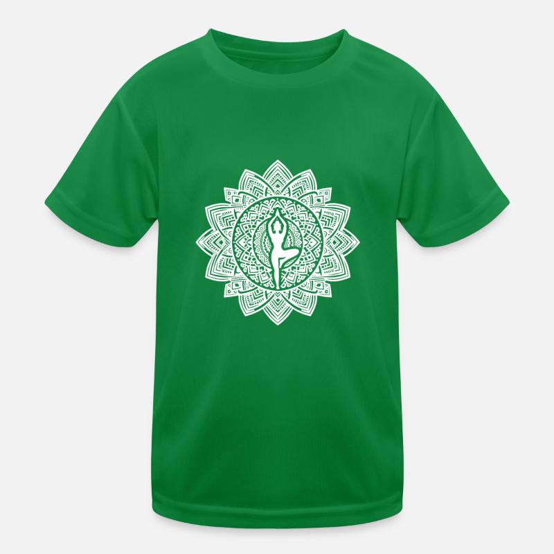 Tree Posture, Calm Stability In Motion Kids Functional T-Shirt