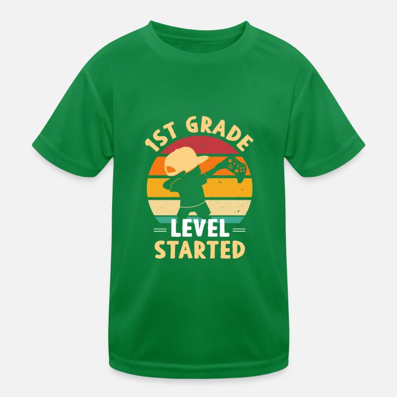 1.Klasse Level Started Kinder Funktions-T-Shirt