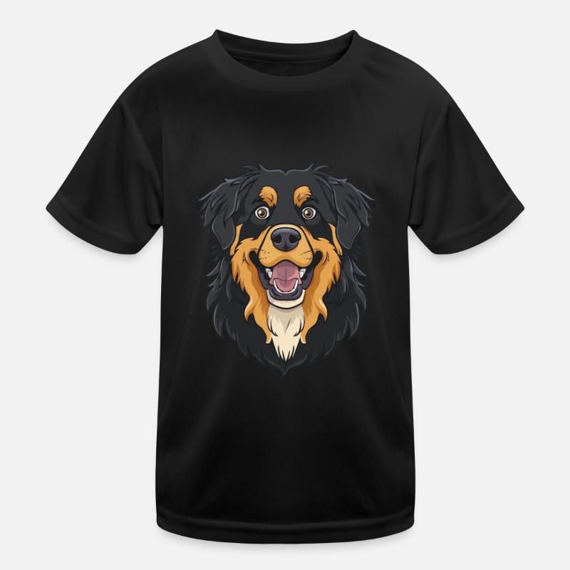 Hovawart | Cartoon Artwork Kinder Funktions-T-Shirt