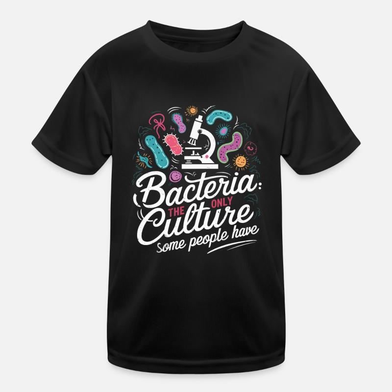 Microbiologiste Microbiologie Laboratoire Biologie des staphylocoques T-shirt sport Enfant