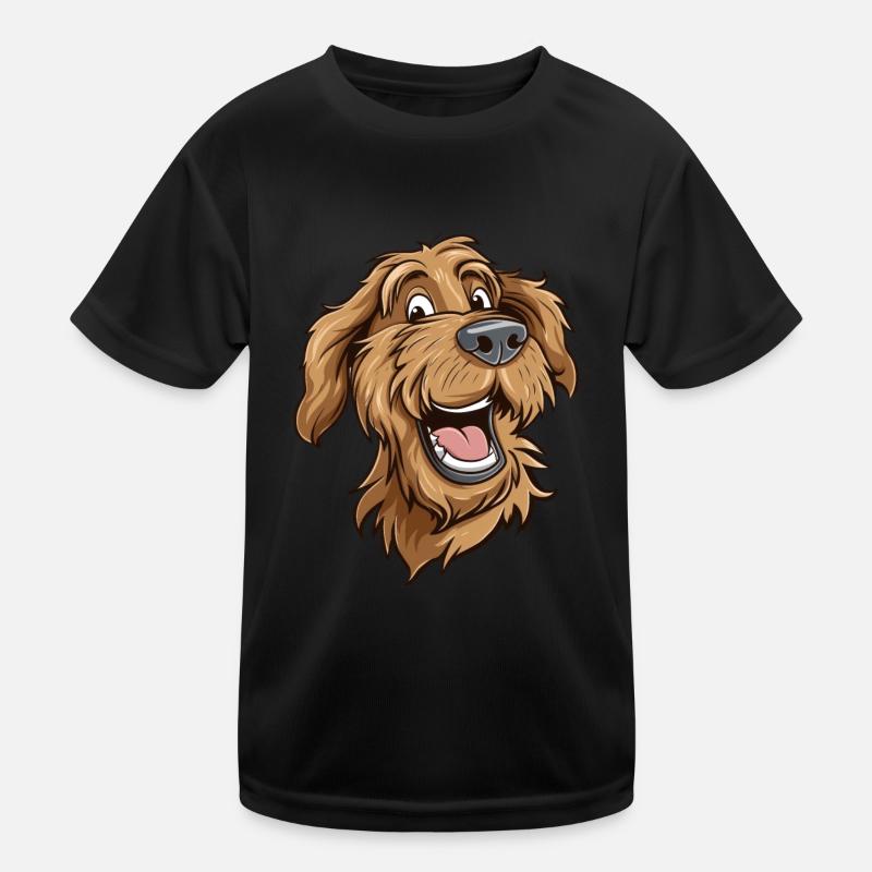 Labradoodle | Cartoon Artwork Kinder Funktions-T-Shirt