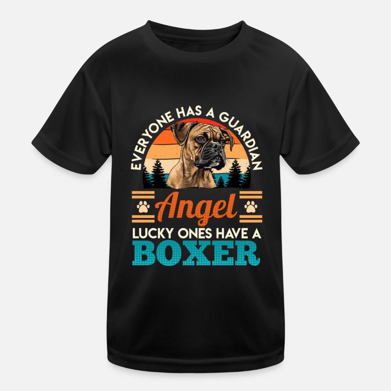 Deutscher Boxer GLÜCKSPILZE HABEN EINEN BOXER Kinder Funktions-T-Shirt