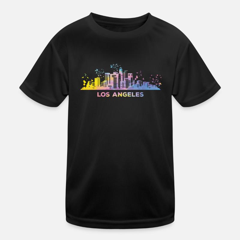 Angelenos Skyline Los Angeles Kinder Funktions-T-Shirt