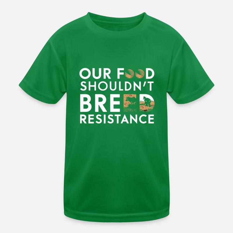 l’abus d’antibiotiques, la résistance aux antibiotiques, T-shirt sport Enfant