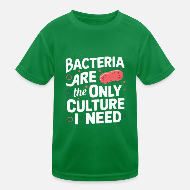 Microbiologist Microbiology Lab Staph Biology Kinder Funktions-T-Shirt