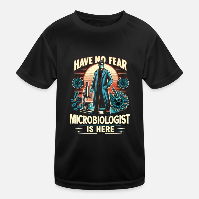 Microbiologist Microbiology Lab Staph Biology Kids Functional T-Shirt