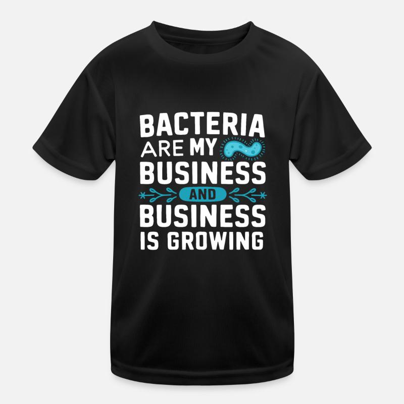 Microbiologiste Microbiologie Laboratoire Biologie des staphylocoques T-shirt sport Enfant