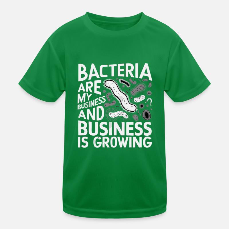 Microbiologist Microbiology Lab Staph Biology Kinder Funktions-T-Shirt