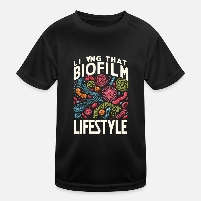 Microbiologiste Microbiologie Laboratoire Biologie des staphylocoques T-shirt sport Enfant