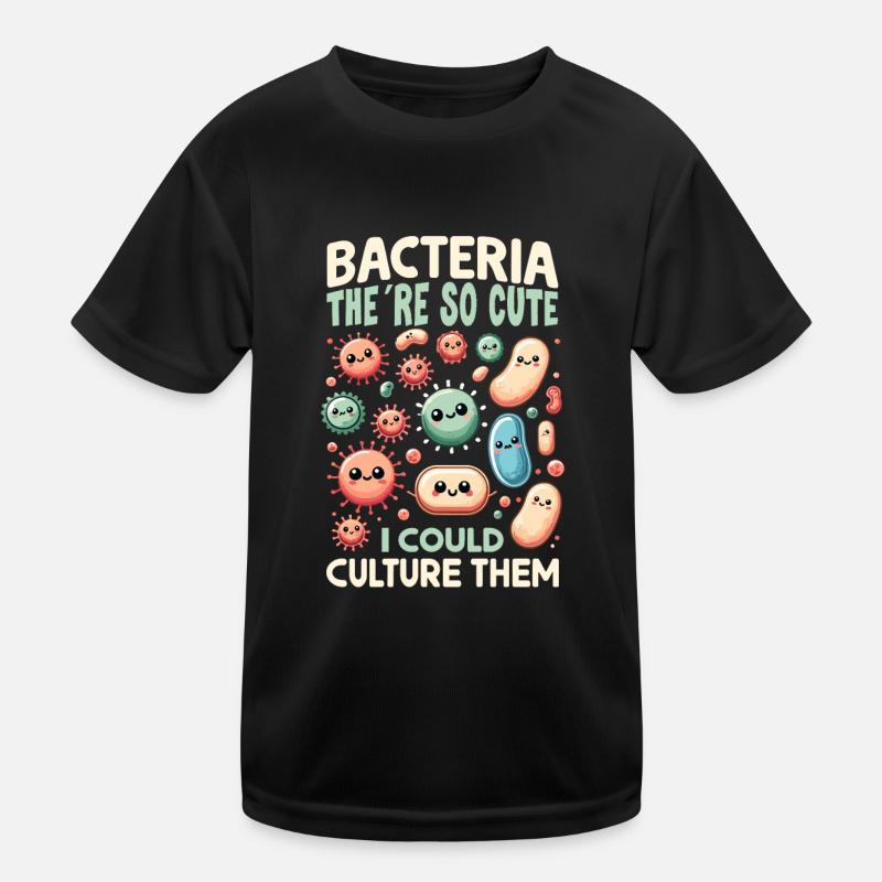 Microbiologist Microbiology Lab Staph Biology Kids Functional T-Shirt