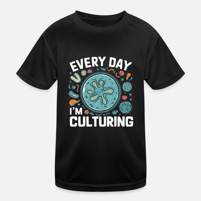 Microbiologist Microbiology Lab Staph Biology Kids Functional T-Shirt