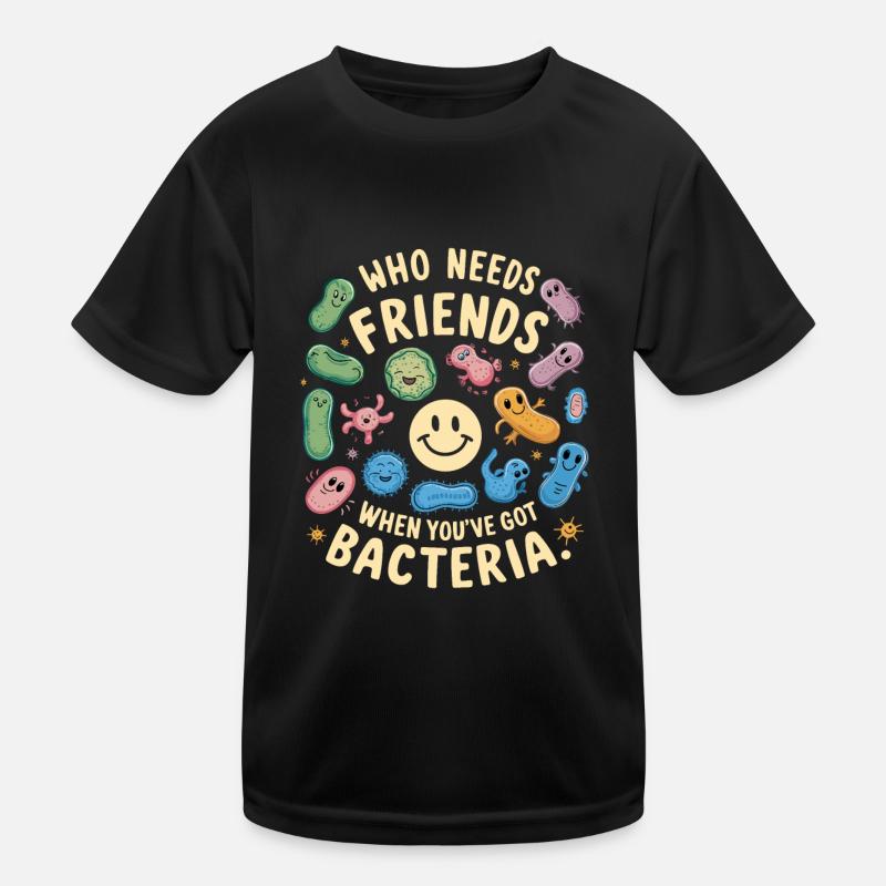 Microbiologist Microbiology Lab Staph Biology Kids Functional T-Shirt