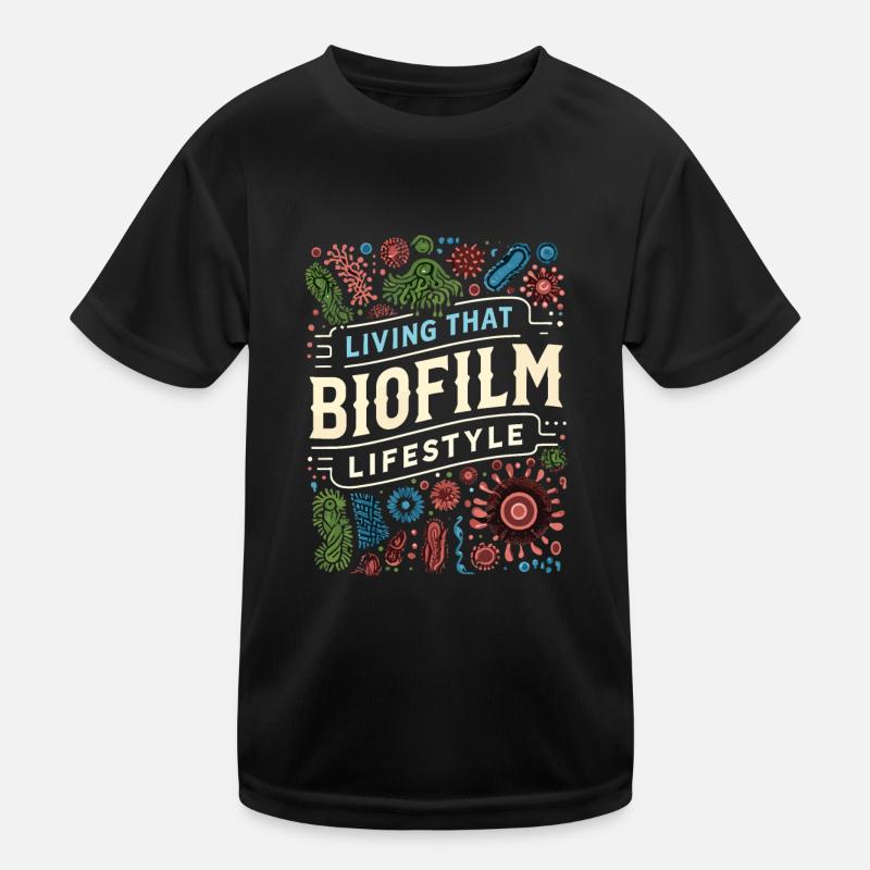 Microbiologist Microbiology Lab Staph Biology Kids Functional T-Shirt