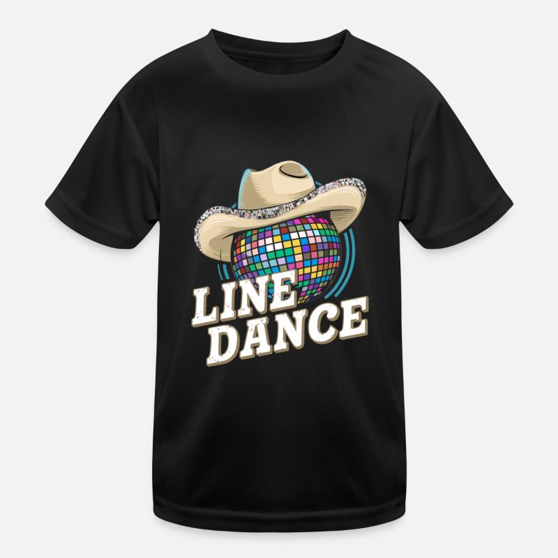 Line Dance Kinder Funktions-T-Shirt