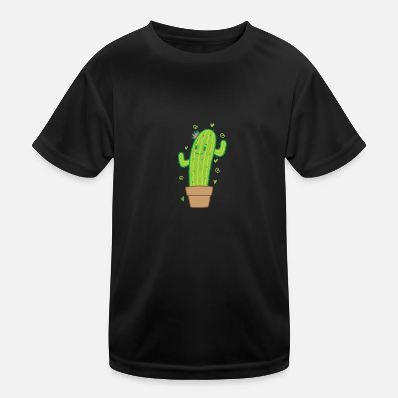 Cactus with good mood Kids Functional T-Shirt