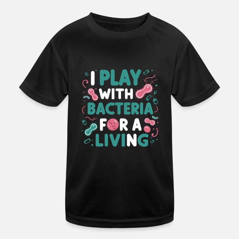 Microbiologist Microbiology Lab Staph Biology Kids Functional T-Shirt