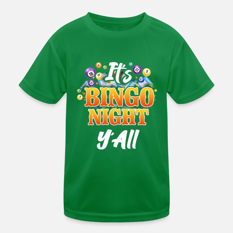 Joueur de bingo C’est soirée bingo T-shirt sport Enfant