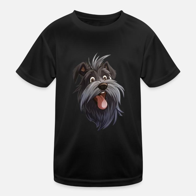 Skye Terrier | Cartoon Artwork Kinder Funktions-T-Shirt