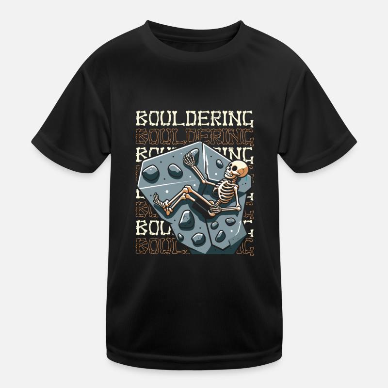 Bouldern Bouldering Kinder Funktions-T-Shirt