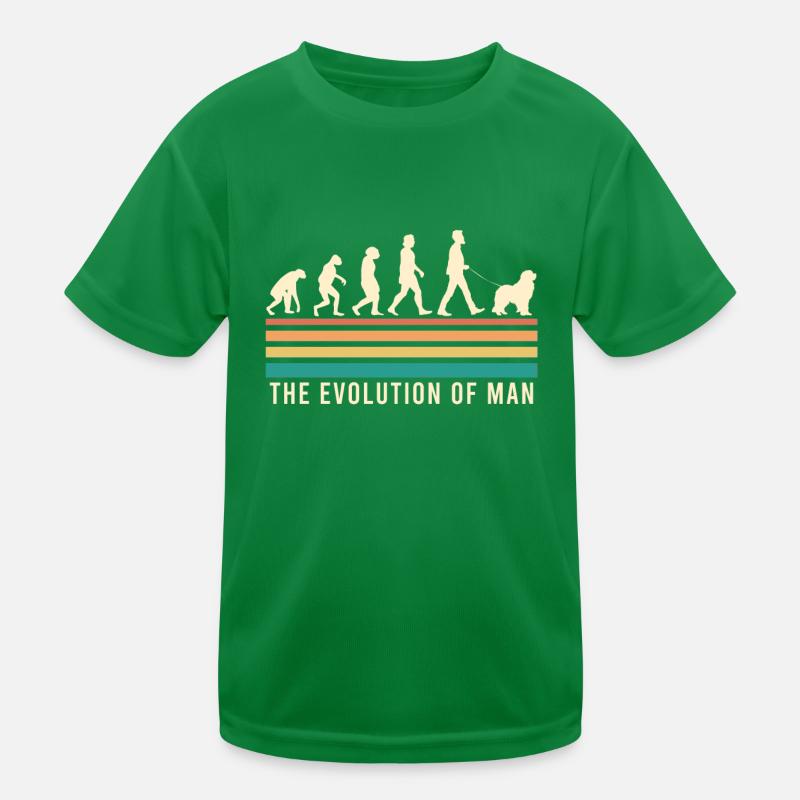 Neufundländer EVOLUTION Newfie Hundebesitzer Kinder Funktions-T-Shirt