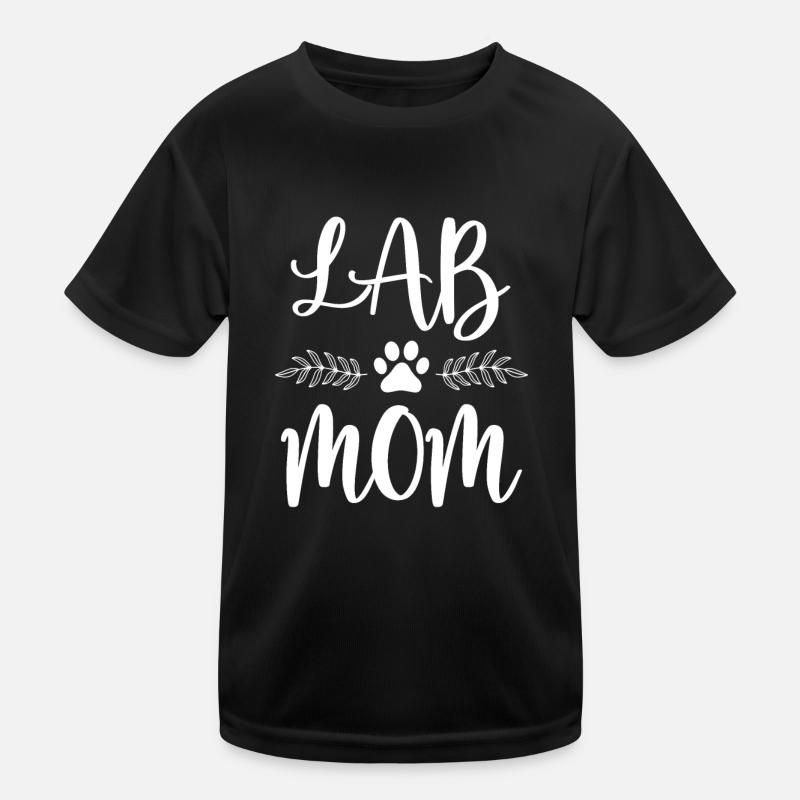 Lab Mom Shirt Labrador Retriever Lover Owner Funny Kids Functional T-Shirt