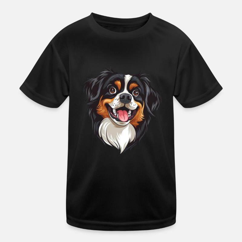 Tibet Spaniel | Tibetan spaniel | Cartoon Artwork Kinder Funktions-T-Shirt