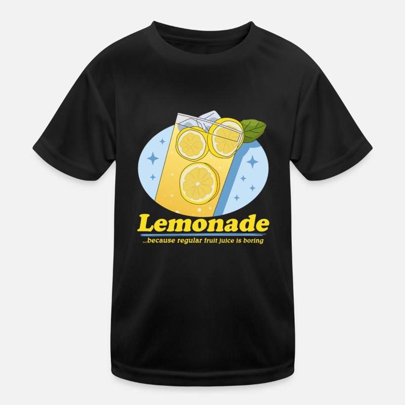 Limonade Brause Zitronen Limonade Geschenk Kinder Funktions-T-Shirt