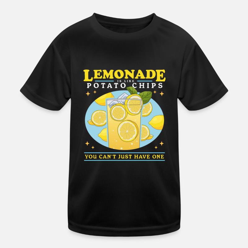 Limonade Brause Zitronen-Limonade Geschenk Kinder Funktions-T-Shirt