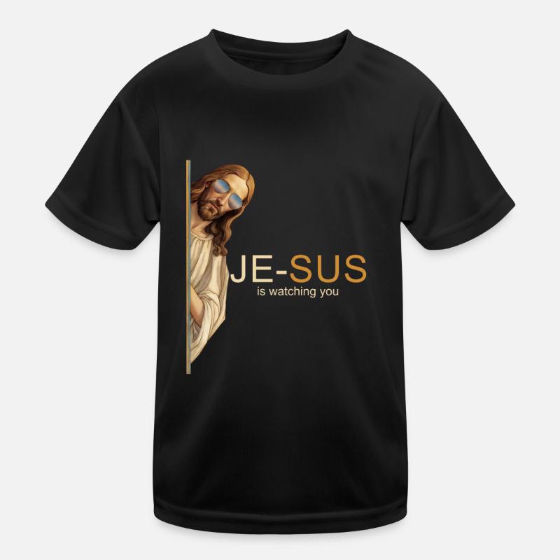 Cool Jesus Himmlischer Style Kinder Funktions-T-Shirt