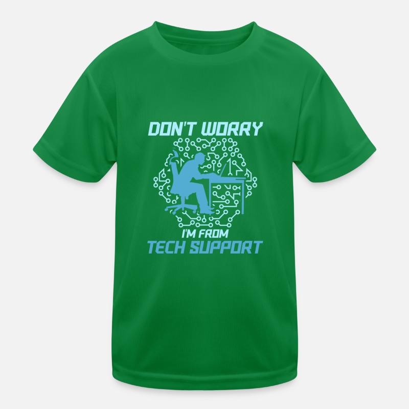 À partir de maintenant, appelez-moi Tech Wizard Support technique Compu T-shirt sport Enfant