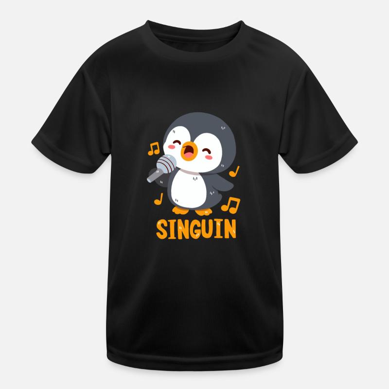 Singing Penguin: Singuin Kids Functional T-Shirt