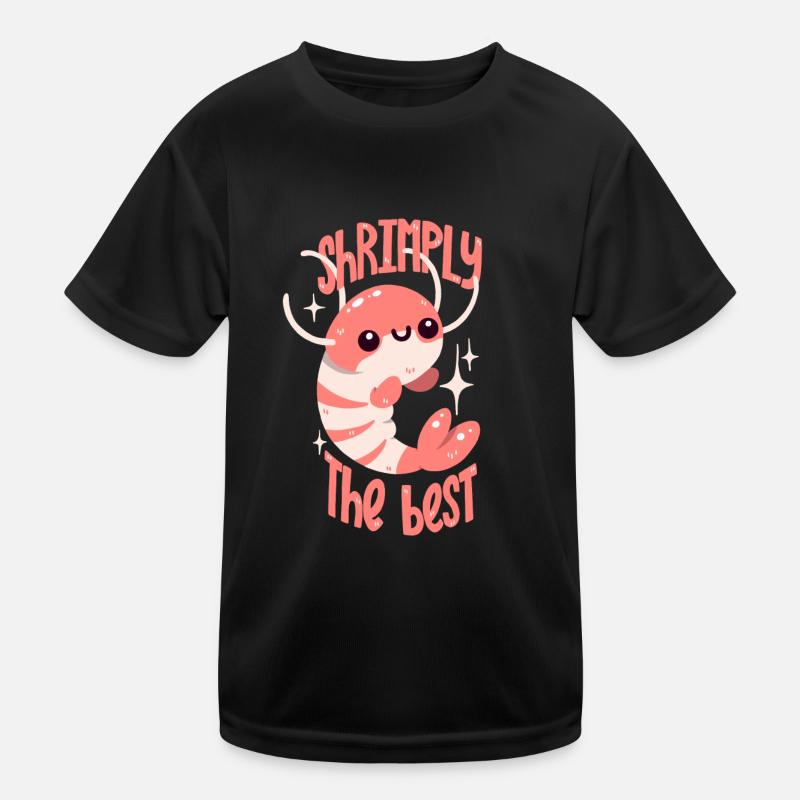 Shrimp Saying, Shrimp Pun, Crab, Pun Kids Functional T-Shirt