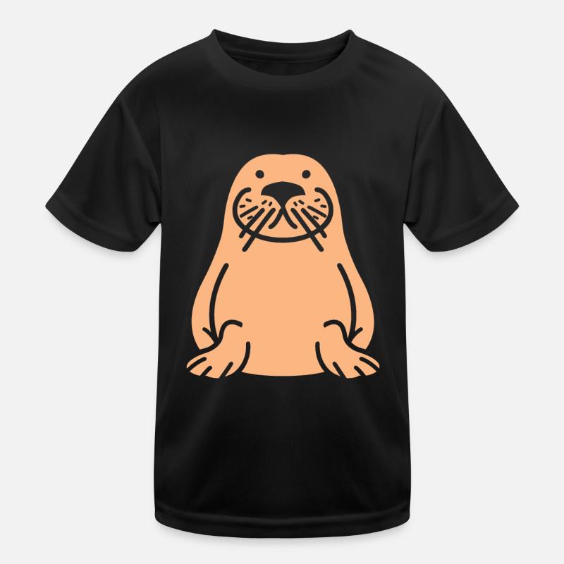 Walross Kinder Funktions-T-Shirt
