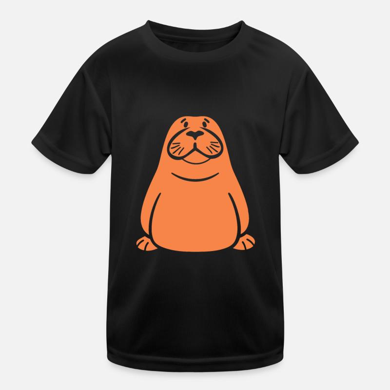 Walross Kinder Funktions-T-Shirt