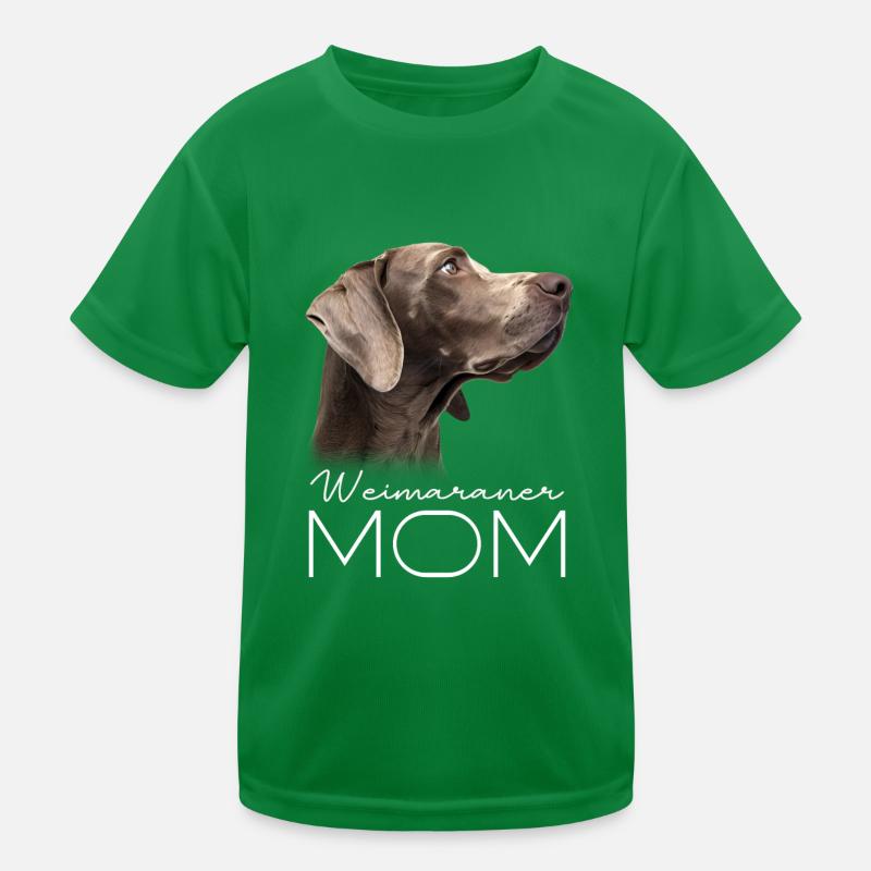Maman braque de Weimar T-shirt sport Enfant