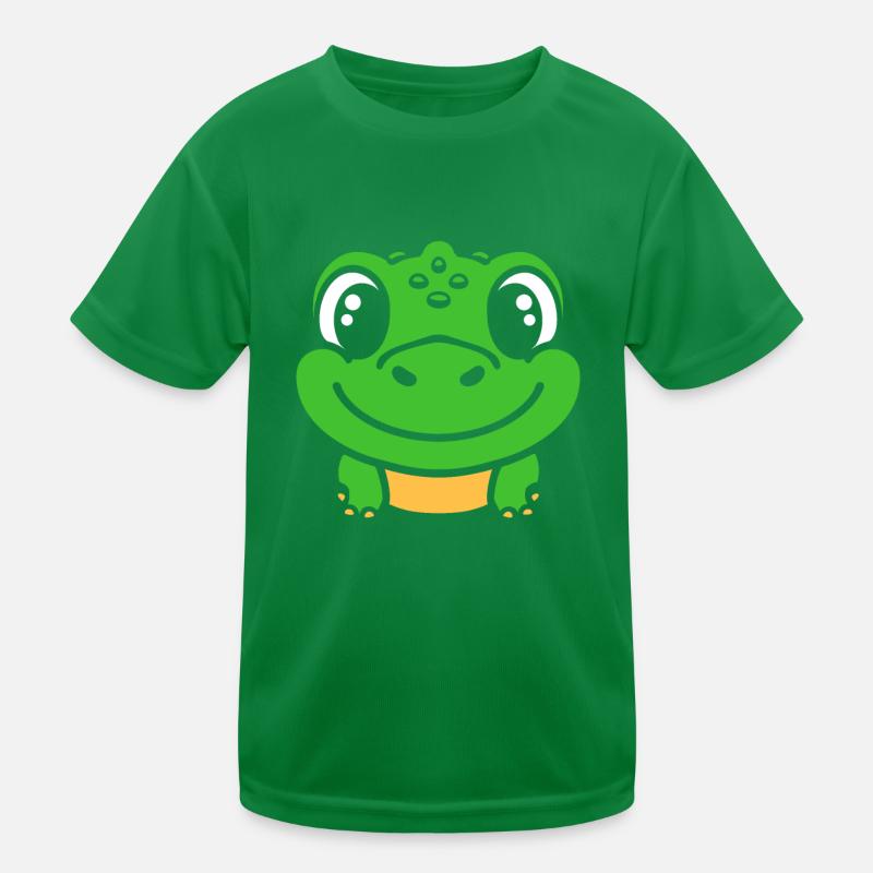 Krokodil Kinder Funktions-T-Shirt