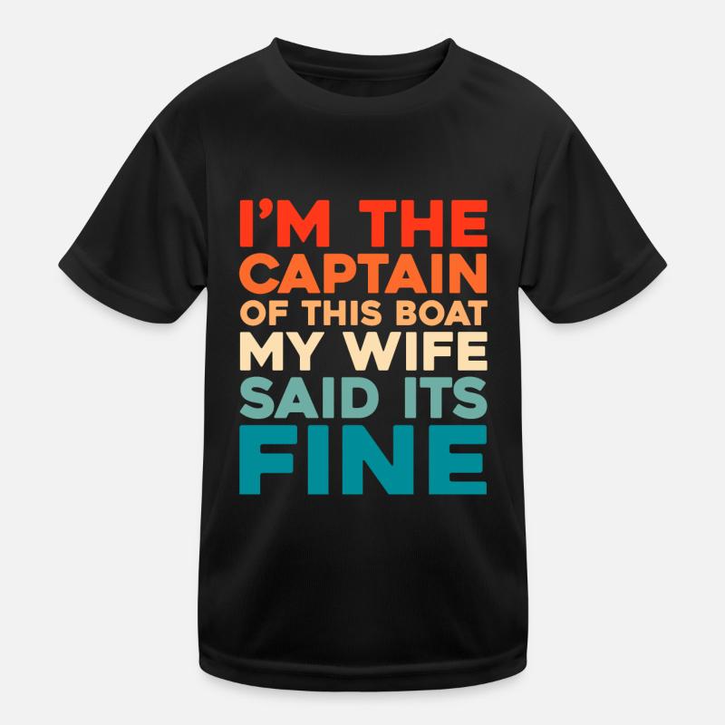 Sailing, Sailing, Sailboat Kids Functional T-Shirt