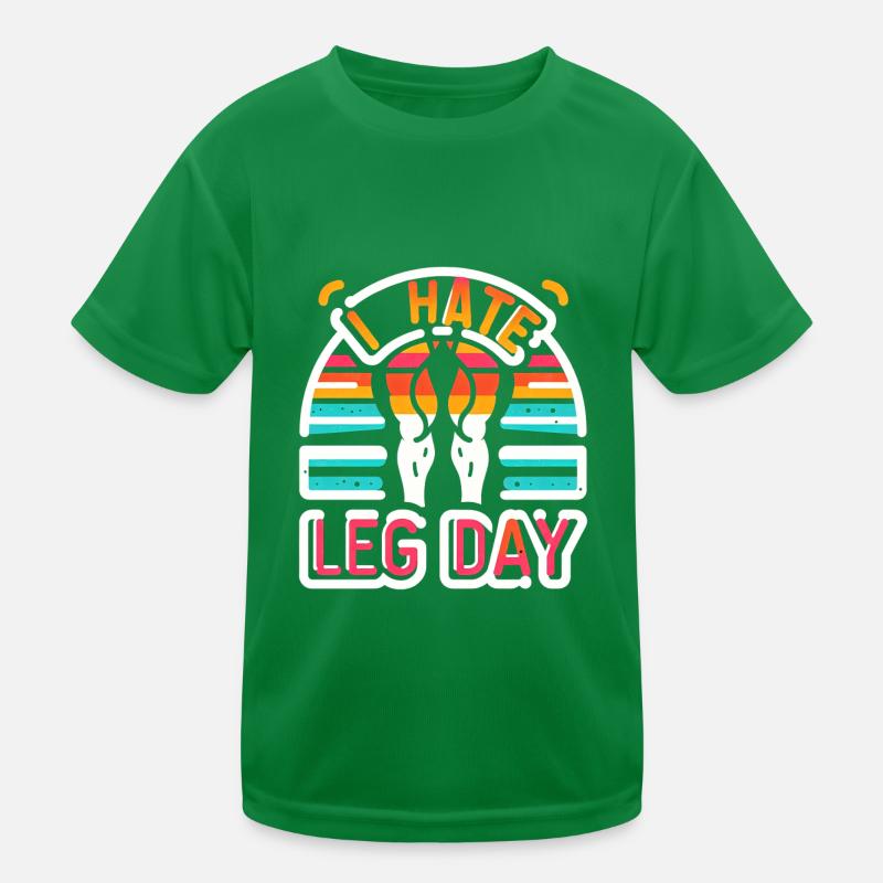 Je déteste la jambe Jour 36 T-shirt sport Enfant