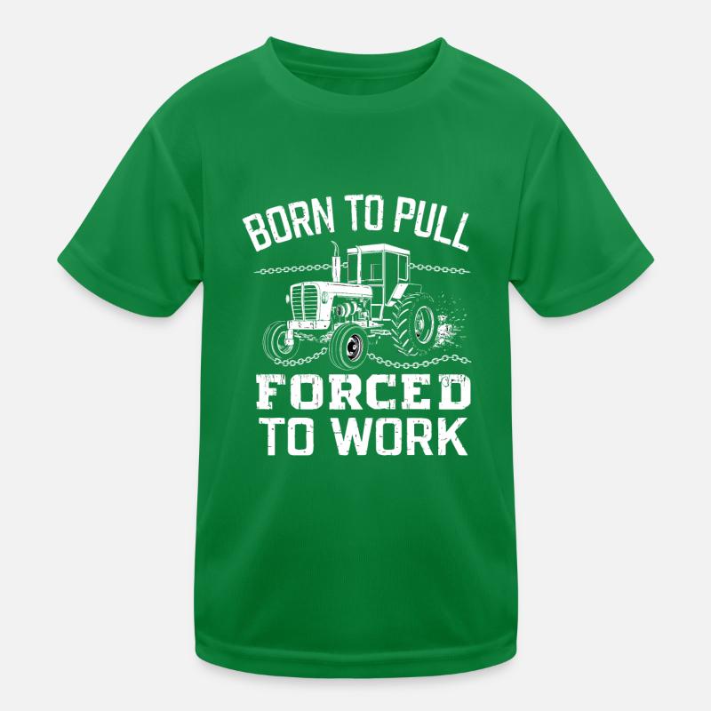 Tractor Pulling Tractor Pulling Tractor Power Farm Kids Functional T-Shirt