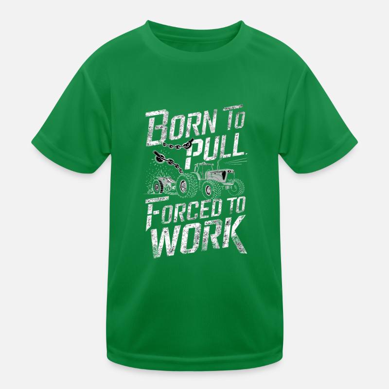 Tractor Pulling Tractor Pulling Tractor Power Farm Kids Functional T-Shirt